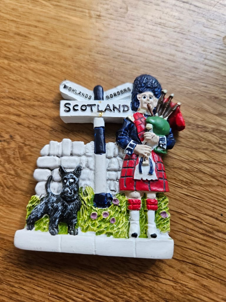 Nessie and Scotland fridge magnets