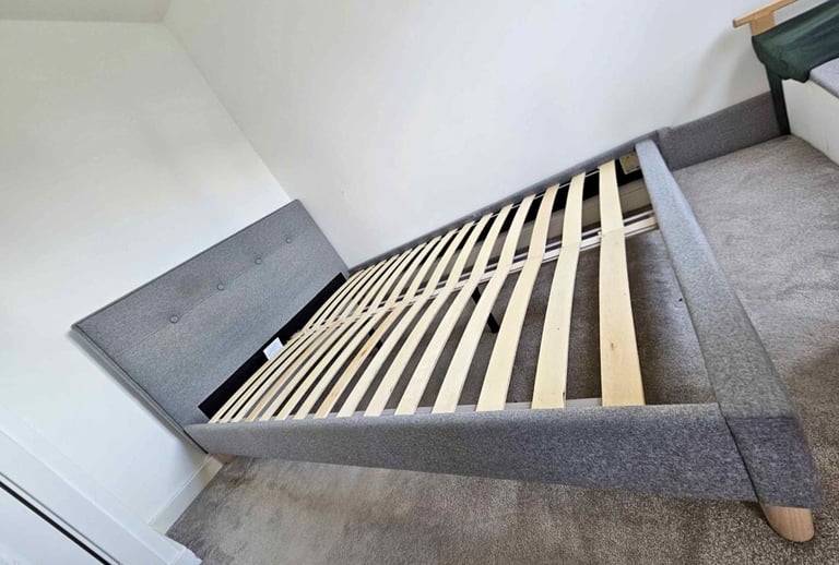 Double Bed With Mattress 