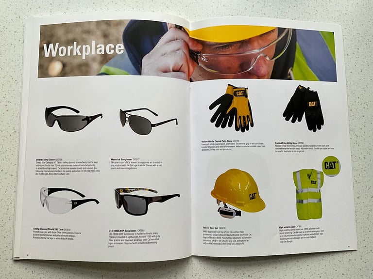 CAT Caterpillar Finning Brand Addition Merchandise Catalogue 2017, Clothes, Watches, Bags, Footwear