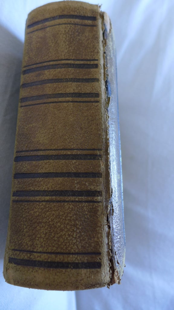 LEATHER BOUND ANTIQUE VICTORIAN PHOTO ALBUM. POSSIBLE JOHN GALSWORTHY CONNECTION
