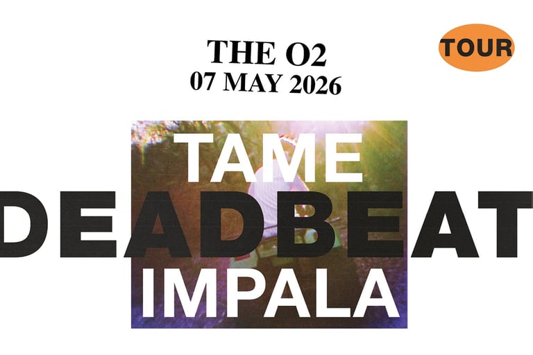 image for Tame Impala standing tickets, O2 arena London, Thursday 7 May 2026