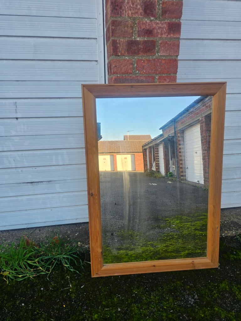 image for Pine large mirror