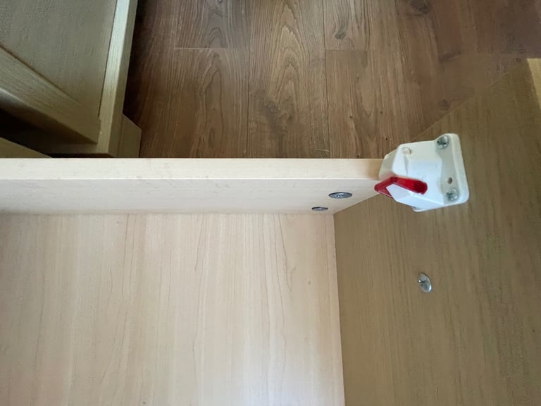 Wardrobe with matching cupboard