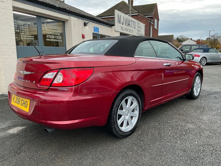 2008 Chrysler Sebring 2.0 CRD Limited 2dr CONVERTIBLE Diesel Manual