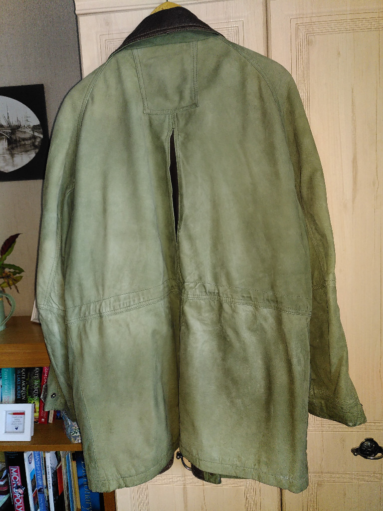Gents green suede coat | in Exeter, Devon | Gumtree