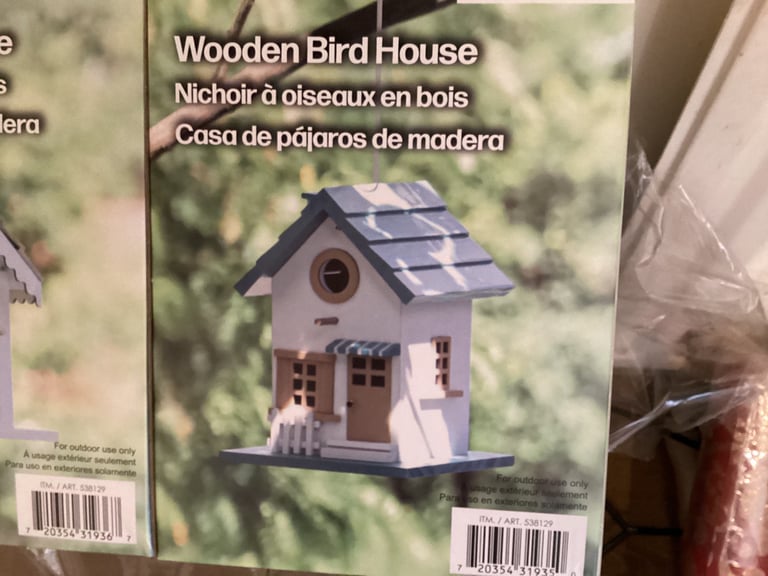 image for New bird feeding house Very Pretty It’s ready to place in your garden 