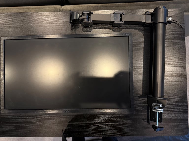 image for AOC G2460P Monitor and AmazonBasics Monitor Arm