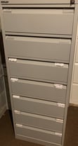 Bisley Filing Cabinet 7 Drawers Metal card size storage