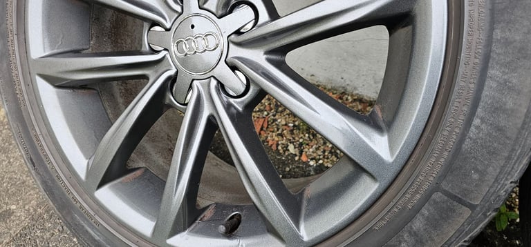 AUDI ALLOYS with tyres