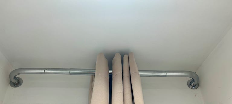 image for Chrome curtain pole