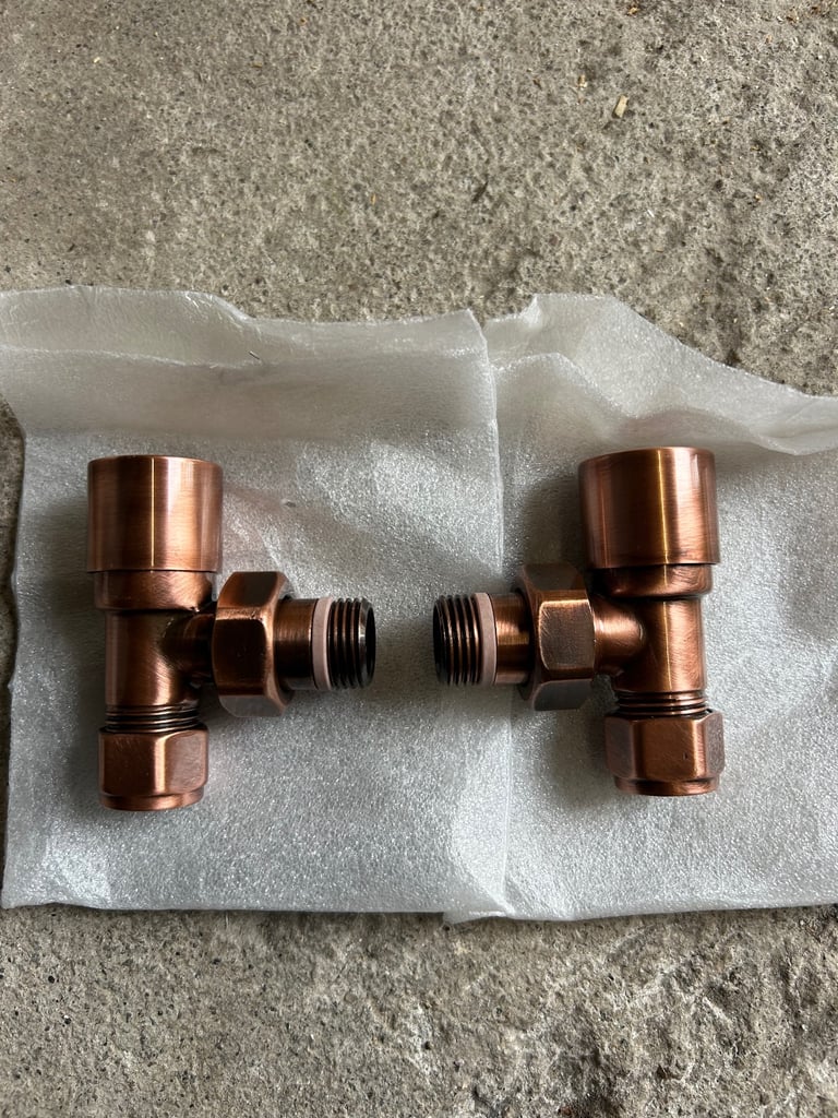 image for Copper radiator valves 