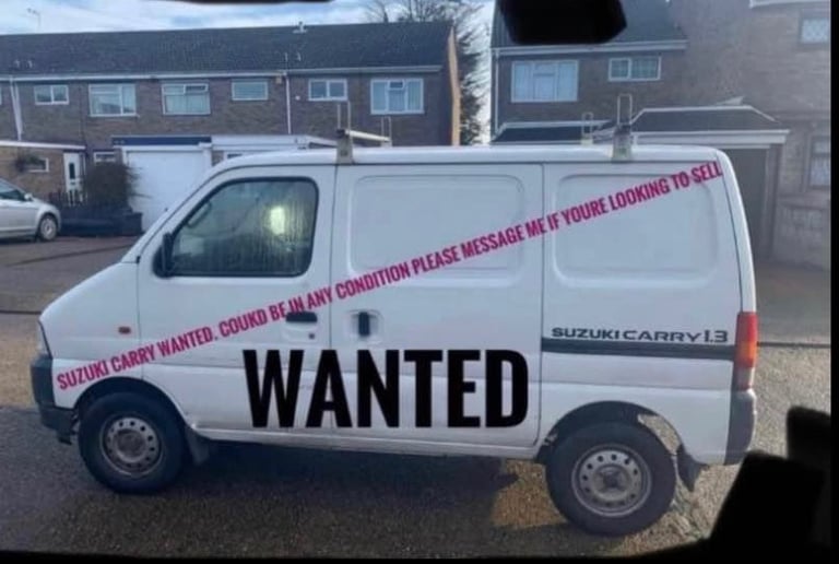 Wanted Suzuki carry vans cash waiting