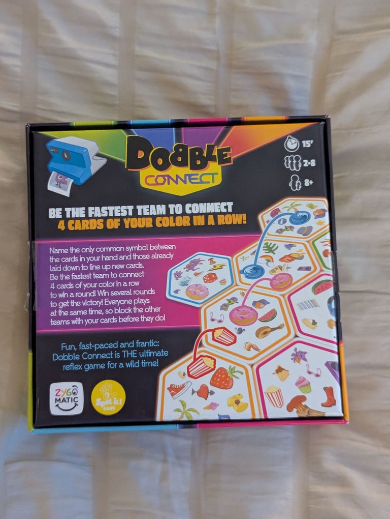 Dobble Connect Card Game | Ages 8+ | 2-8 Players