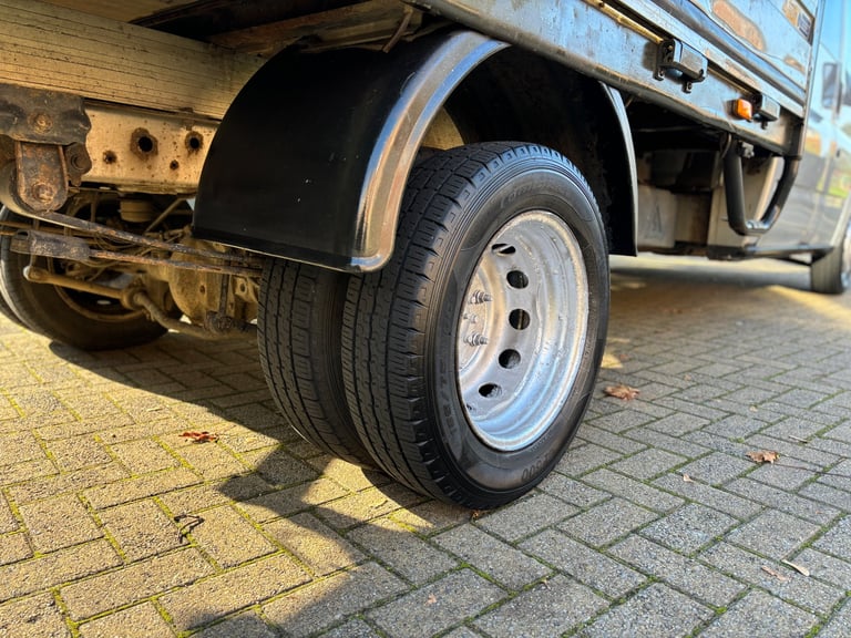 2008 Ford Transit T350 flatbed CrewCab! Twin axle! XLWB edition FSH! 