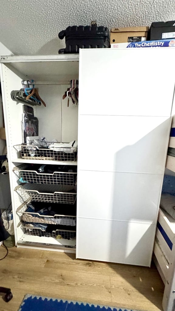 IKEA PAX sliding wardrobe white 