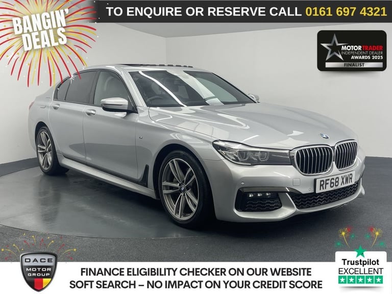 2018 BMW 7 Series 3.0 740d M Sport Saloon 4dr Diesel Auto xDrive Euro 6 (s/s) (320 ps) Saloon Die...