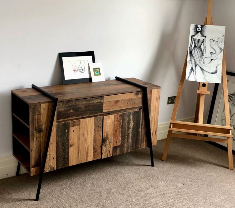 Industrial style chic sideboard 