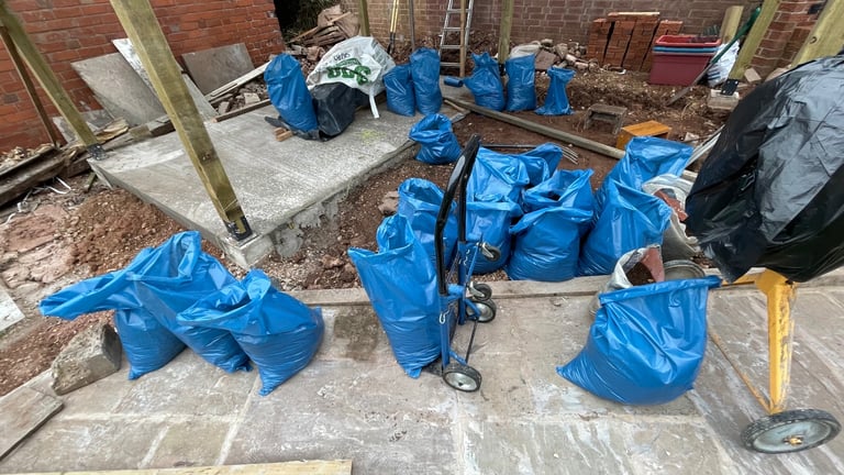 Soil and rubble free