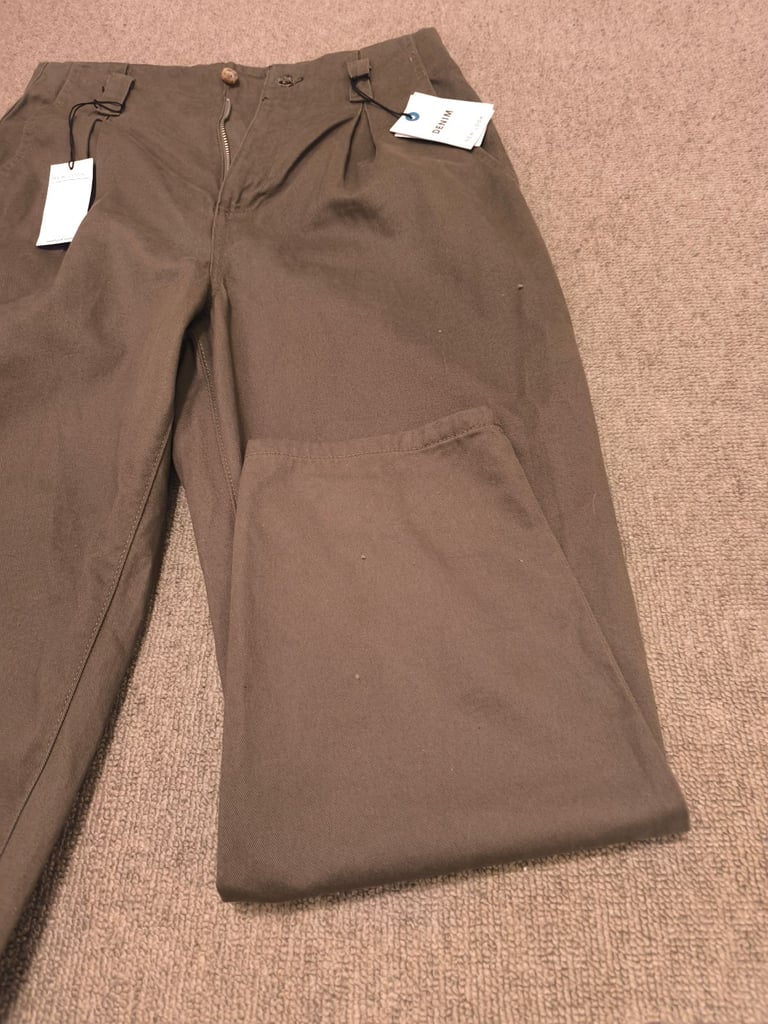 New Look Jacob Belted Trousers Size12 With Tags