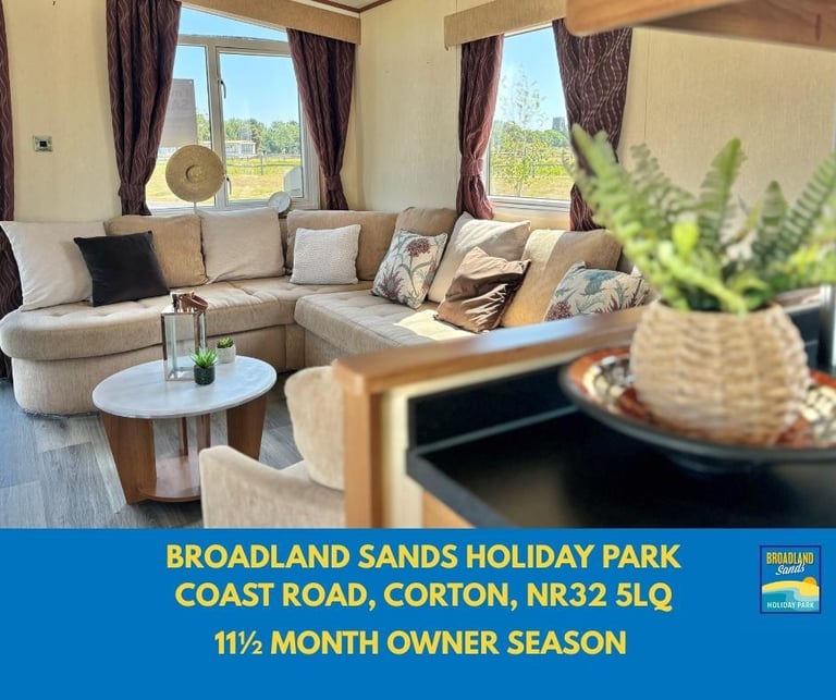 CHEAP STATIC CARAVAN FOR SALE AT BROADLAND SANDS HOLIDAY PARK 