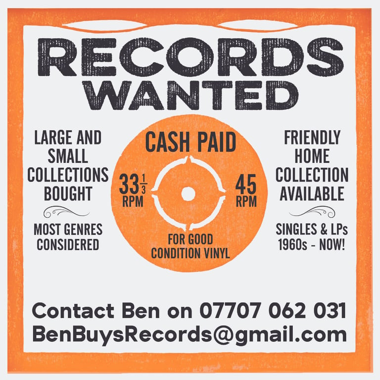 Vinyl Records Wanted - Birmingham / Midlands