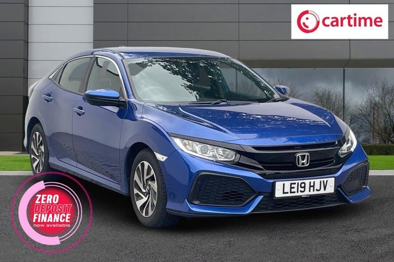 2019 19 HONDA CIVIC 1.0 VTEC TURBO SE HATCHBACK 5DR PETROL MANUAL EURO 6 (S/S) (