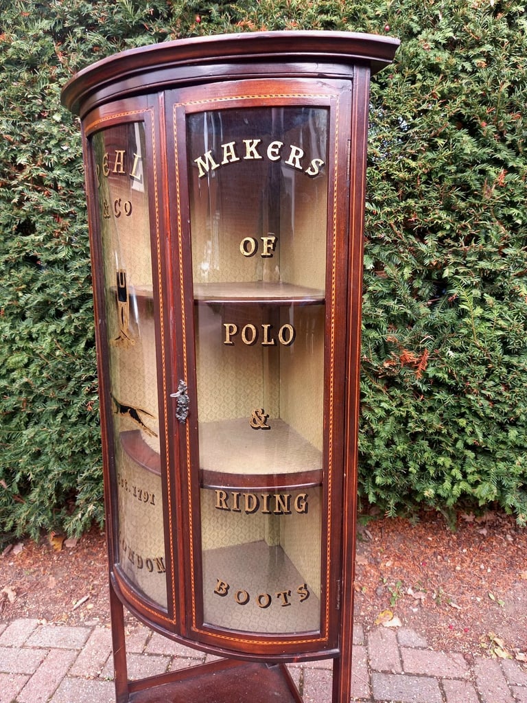 Edwardian Mahogany Corner Cabinet