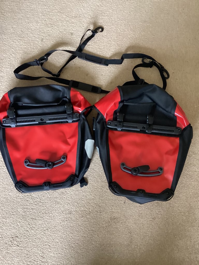 Ortlieb rear pannier bags.