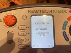 Kewtech KT65DL MULTIFUNCTION TESTER