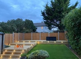Fence,decking,barrier-free decking,flat pack assembly,maintenance,canopy,gazebo,turf,picket fence