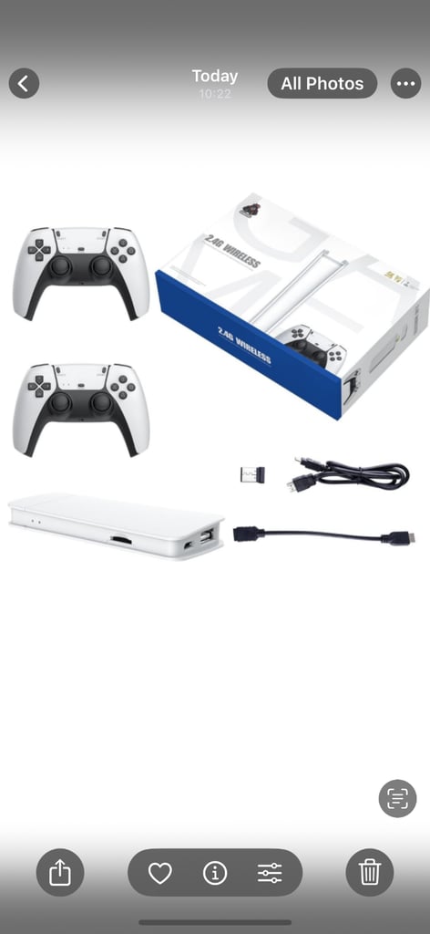 Brand new wireless console with 2 controllers 
