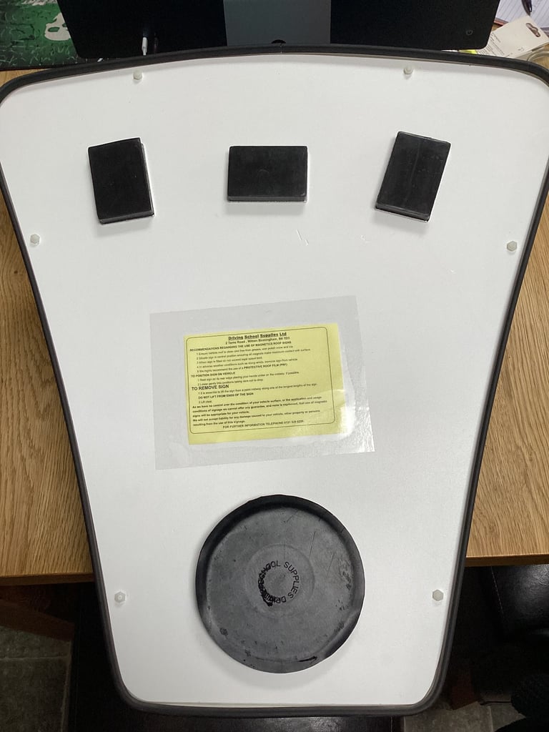 Driving school roof box DDS sign new 