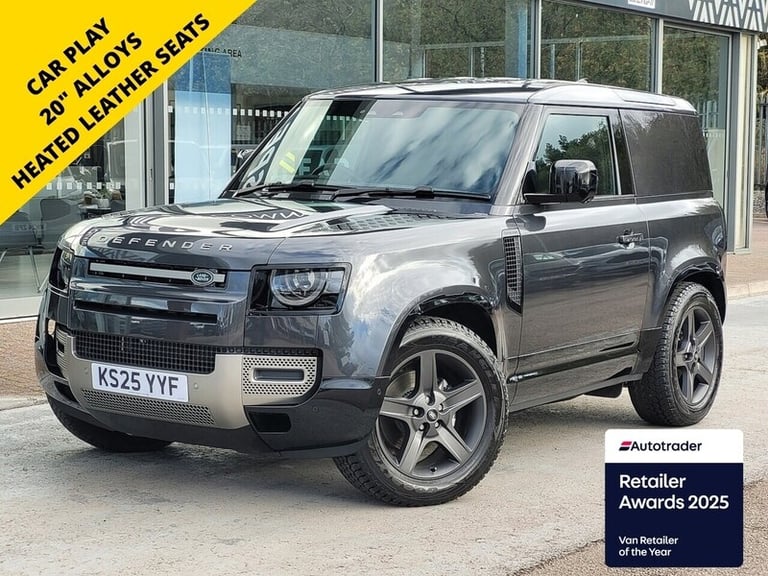 2025 Land Rover Defender 90 250ps Hard Top X-Dynamic SE 4WD with 20 Alloys, Air Suspension &amp; ...