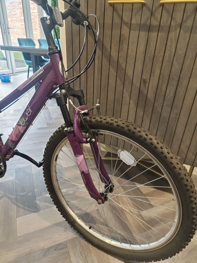 Womens/Girls bike purple apollo