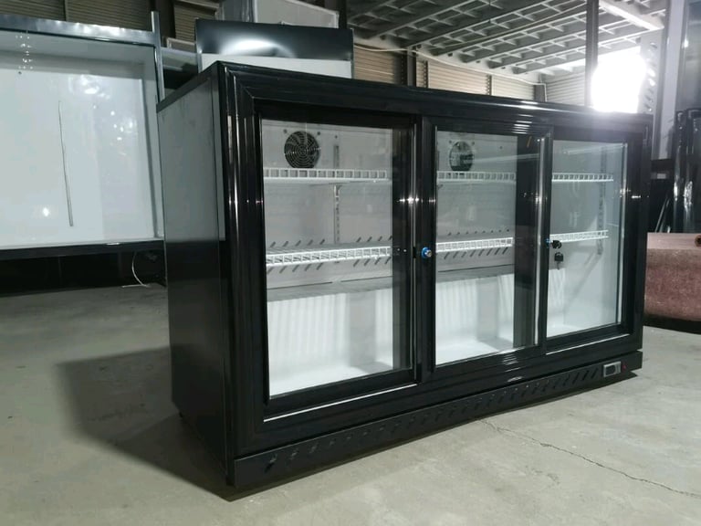 image for Back bar cooler/bar undercounter fridge 3door sliding commercial new