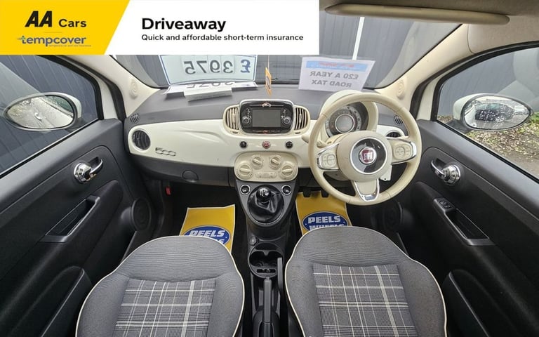 2015 Fiat 500 1.2 Lounge Hatchback 3dr Petrol Manual Euro 6 (s/s) (69 bhp) Hatchback Petrol Manual