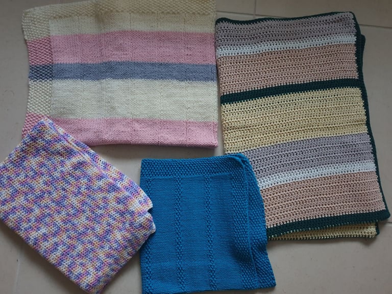 Hand made baby blankets.