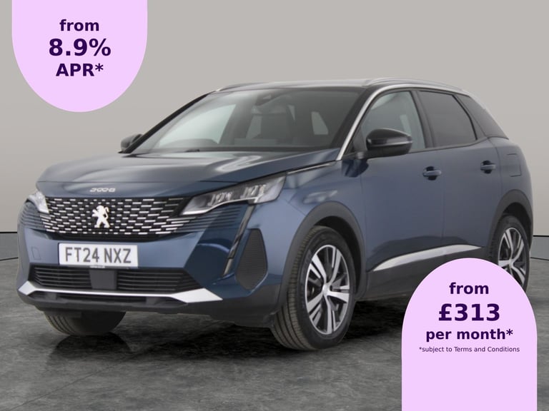 2024 Peugeot 3008 1.6 12.4kWh Allure SUV 5dr Petrol Plug-in Hybrid e-EAT Euro 6 (s/s) (180 ps Suv...