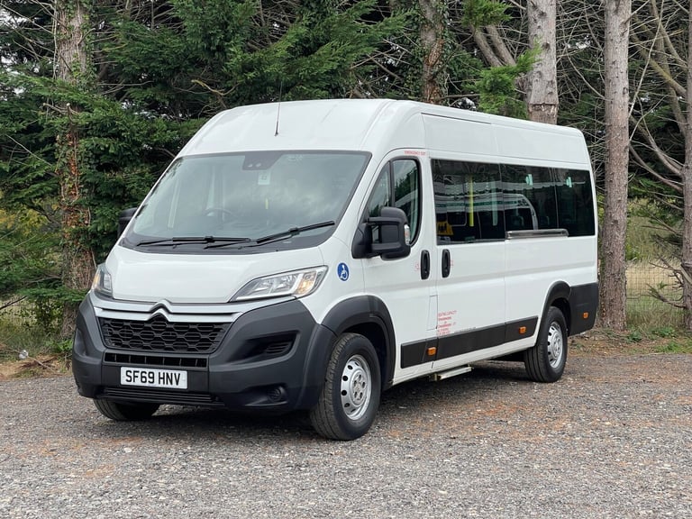 2020 Citroen Relay 40 L4H2 BLUEHDI 17SEAT LIGHTWEIGHT MINIBUS NON-D1 with RAMP, SENSORS, EURO6 Mi...