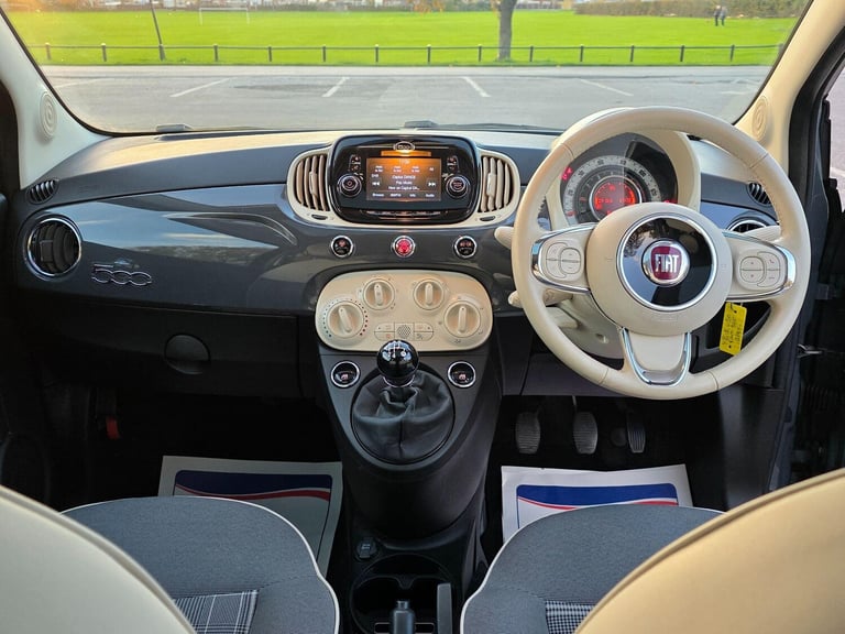 2018 Fiat 500 1.2 Lounge Euro 6 (s/s) 3dr Hatchback Petrol Manual