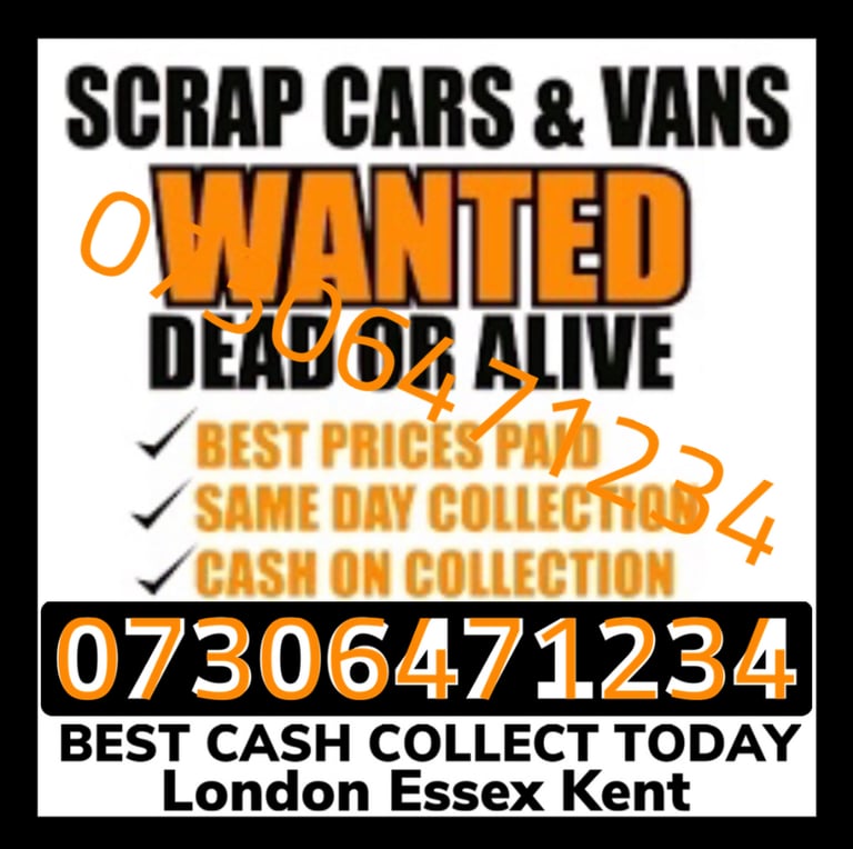 ☎️✅ CASH FOR CARS VANS ANY CONDITION SCRAP WANTED SELL MY NON ULEZ VEHICLES FAST 