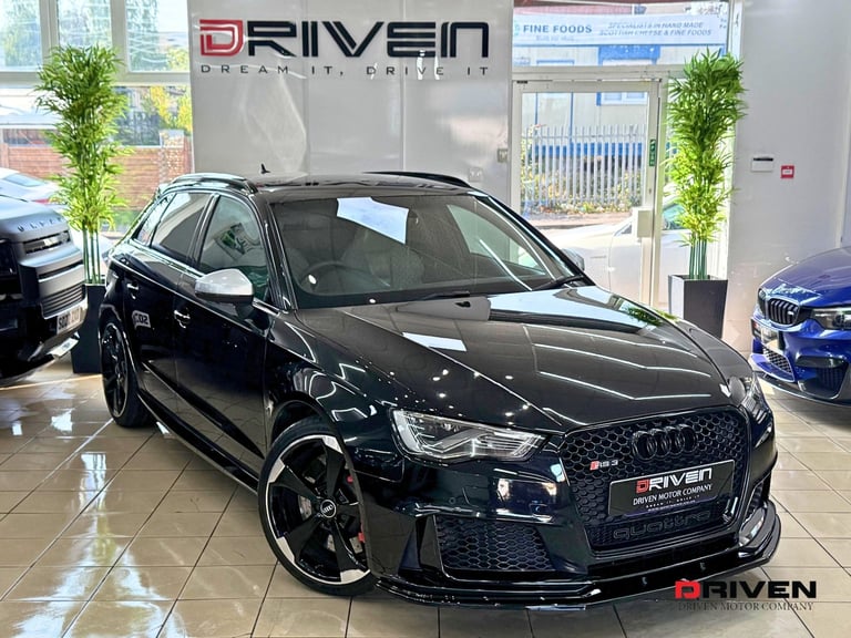 10K EXTRAS! AUDI RS3 2.5 TFSI RS SPORTBACK QTRO S TRONIC + ALLOYS +FREE DELIVERY
