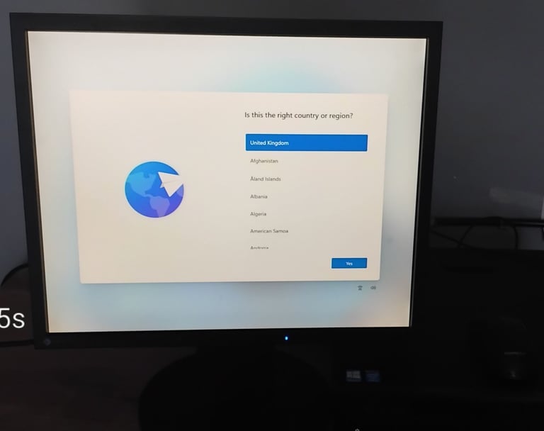 Windows 11 pro hp desktop computer 