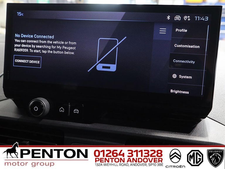 2024 Peugeot Partner 1.5 BlueHDi 100 Asphalt Van PANEL VAN DIESEL Manual