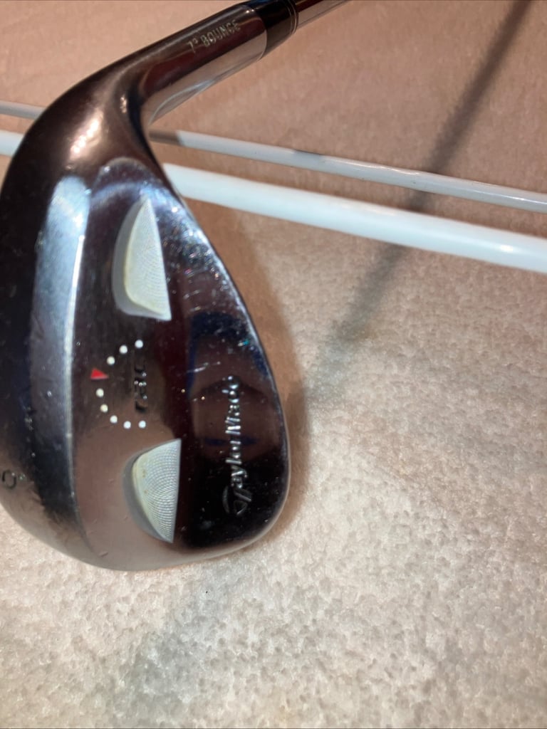 Taylormade RAC Chrome Lob Wedge 60 Deg Wedge Flex Shaft 7 Bounce New Grip Fitted 