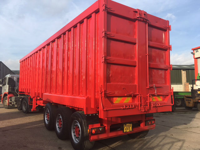 2007 County 75cuyd Steel Stepframe Scrap Trailer, MOT