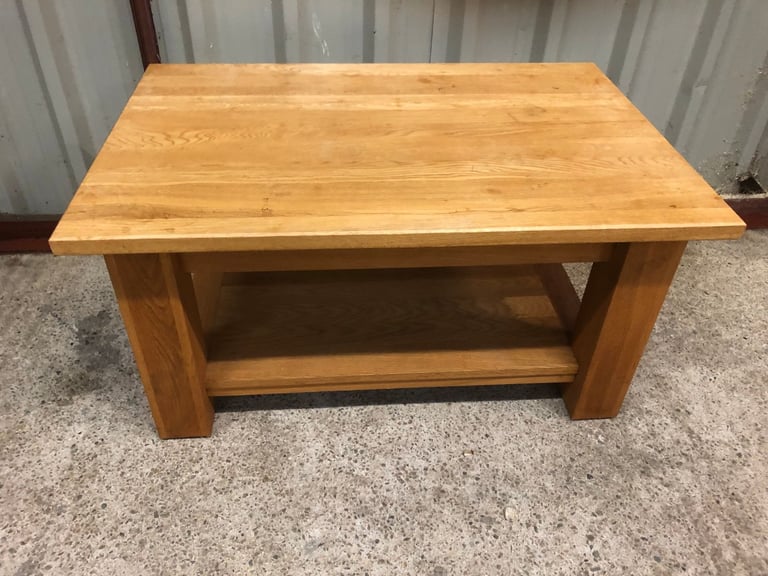 image for Solid Oak Coffee Table good condition