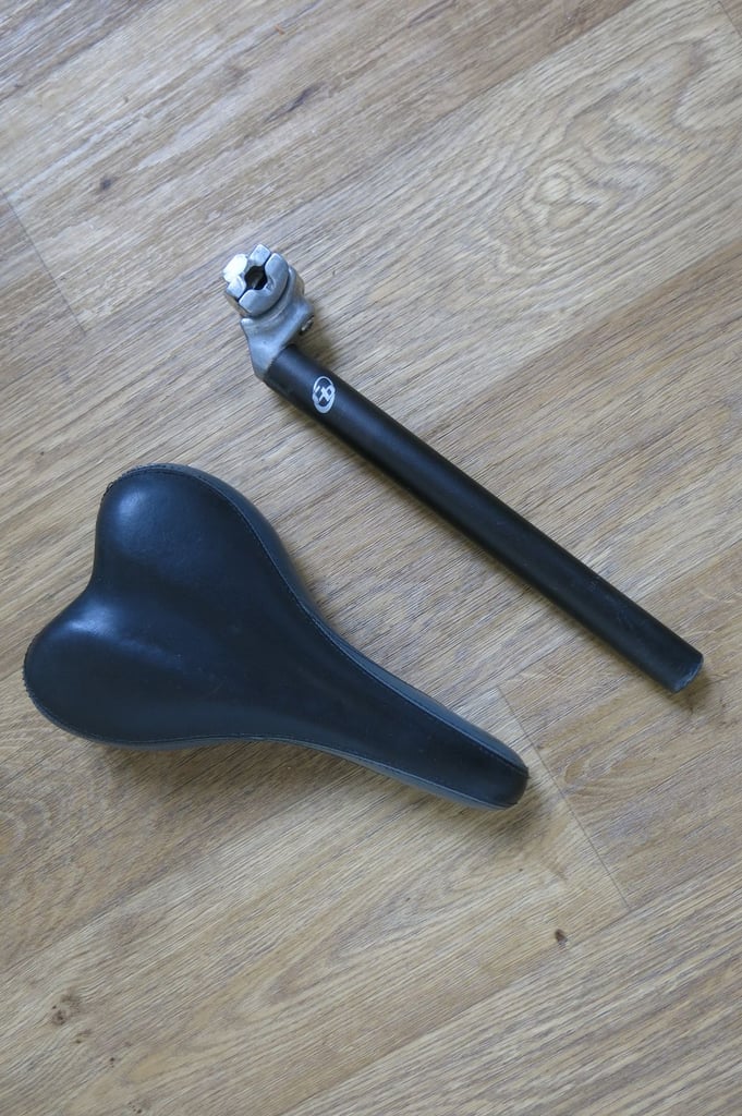 image for Claud Butler Branded Saddle & Seatpost