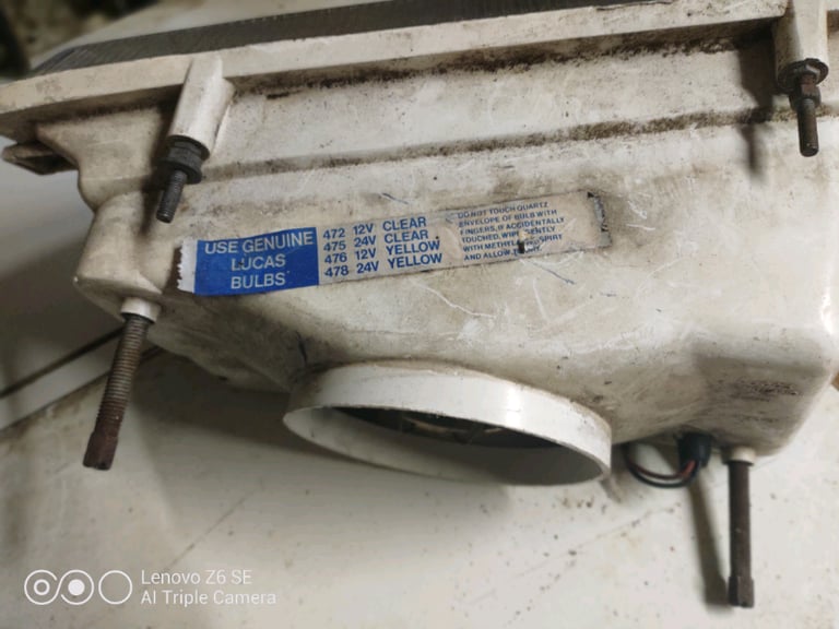 Austin rover maestro stroke monteco front headlight