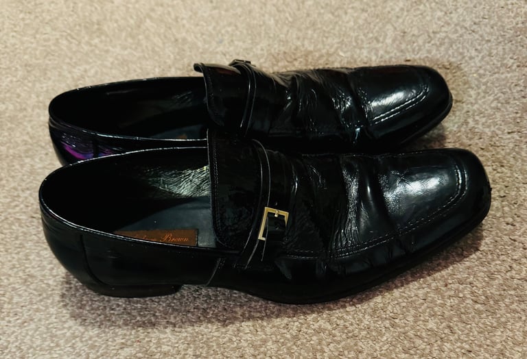 Italian Shoes Sydney Andrew Brown Leather Shoes Size 43/44